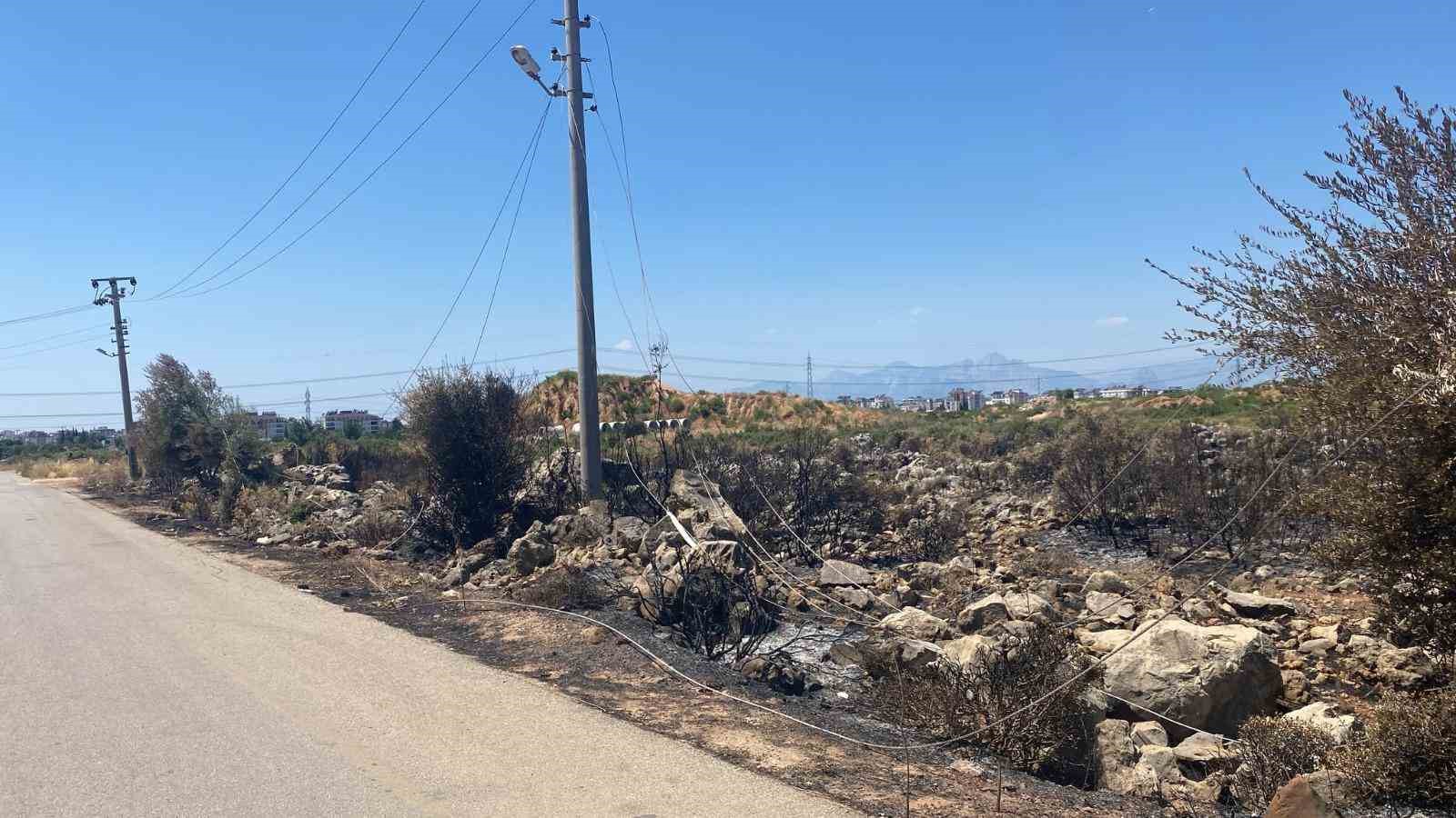 KAÇAK MOLOZ DÖKTÜ, ELEKTRİK TELLERİNİ KOPARDI, YANGINA NEDEN OLDU