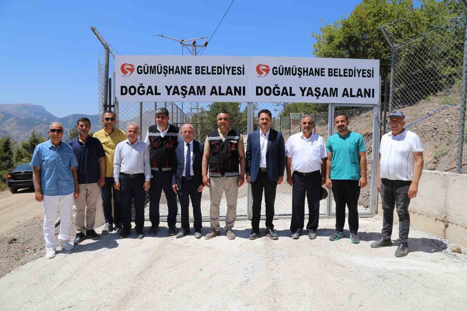 GÜMÜŞHANE’DE SOKAK HAYVANLARI İÇİN DOĞAL YAŞAM ALANI AÇILDI
