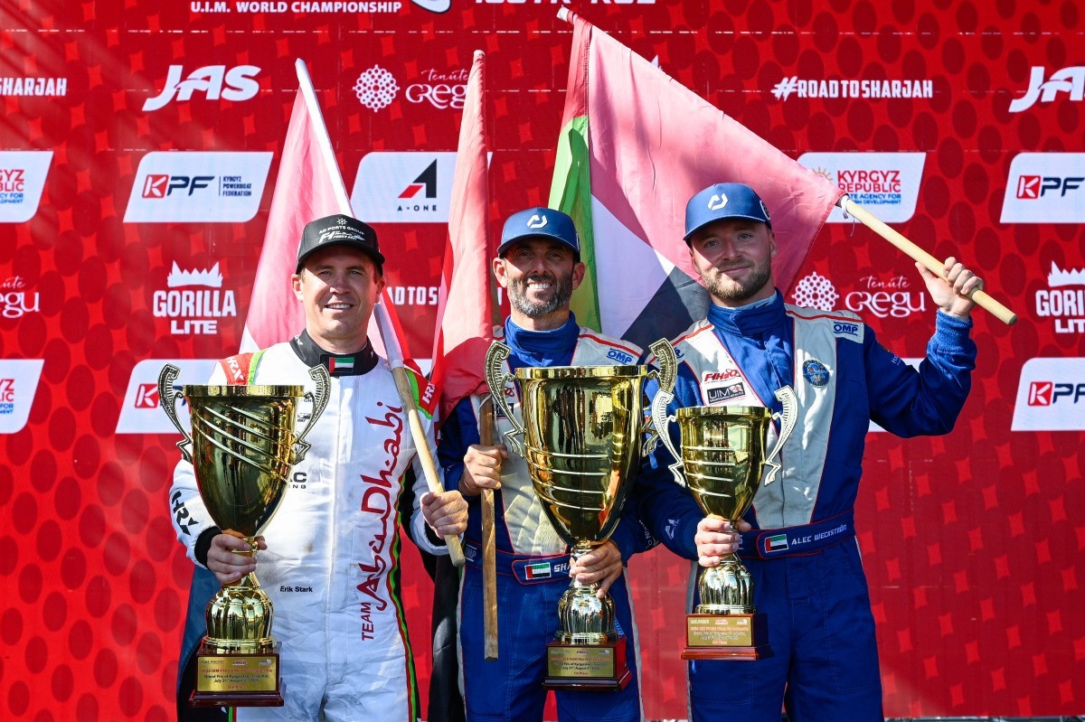 UIM F1H2O DÜNYA ŞAMPİYONASI KIRGIZİSTAN GRAND PRİX’SİNDE KUPALAR SAHİPLERİNİ BULDU