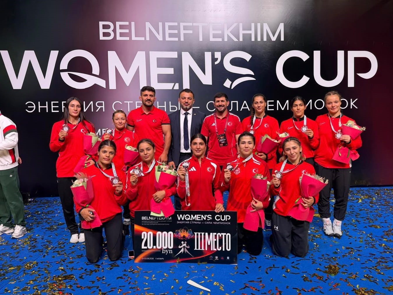 U23 BELNEFTEKHİM WOMEN’S CUP’TA MİLLİLER, TAKIM HALİNDE 3. OLDU