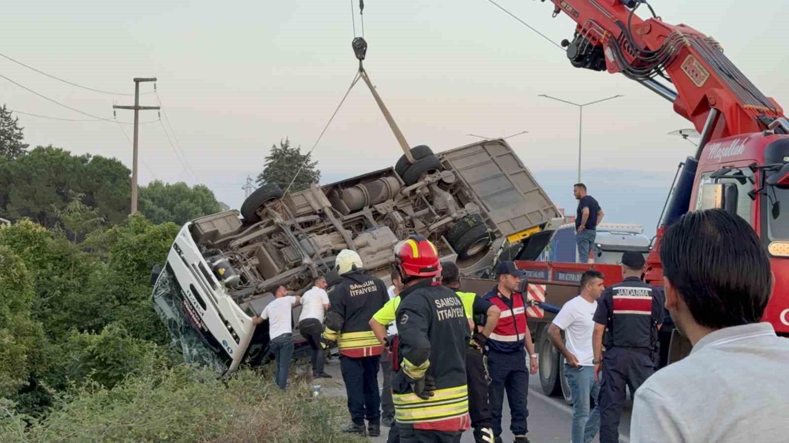 SAMSUN’DAKİ KAZADA YARALILARIN İSİMLERİ BELLİ OLDU