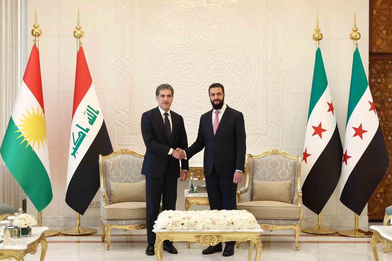 IKBY BAŞKANI BARZANİ’DEN SURİYE’YE RESMİ ZİYARET