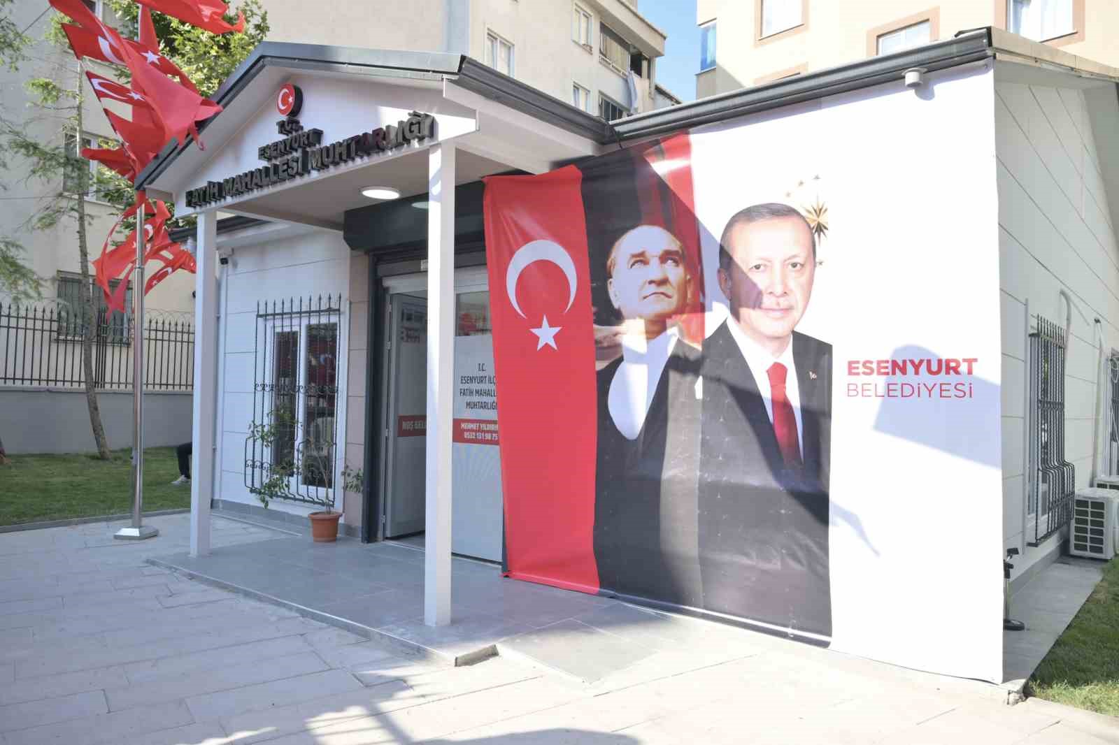 ESENYURT’TA YENİ MUHTARLIK HİZMET BİNASI AÇILDI