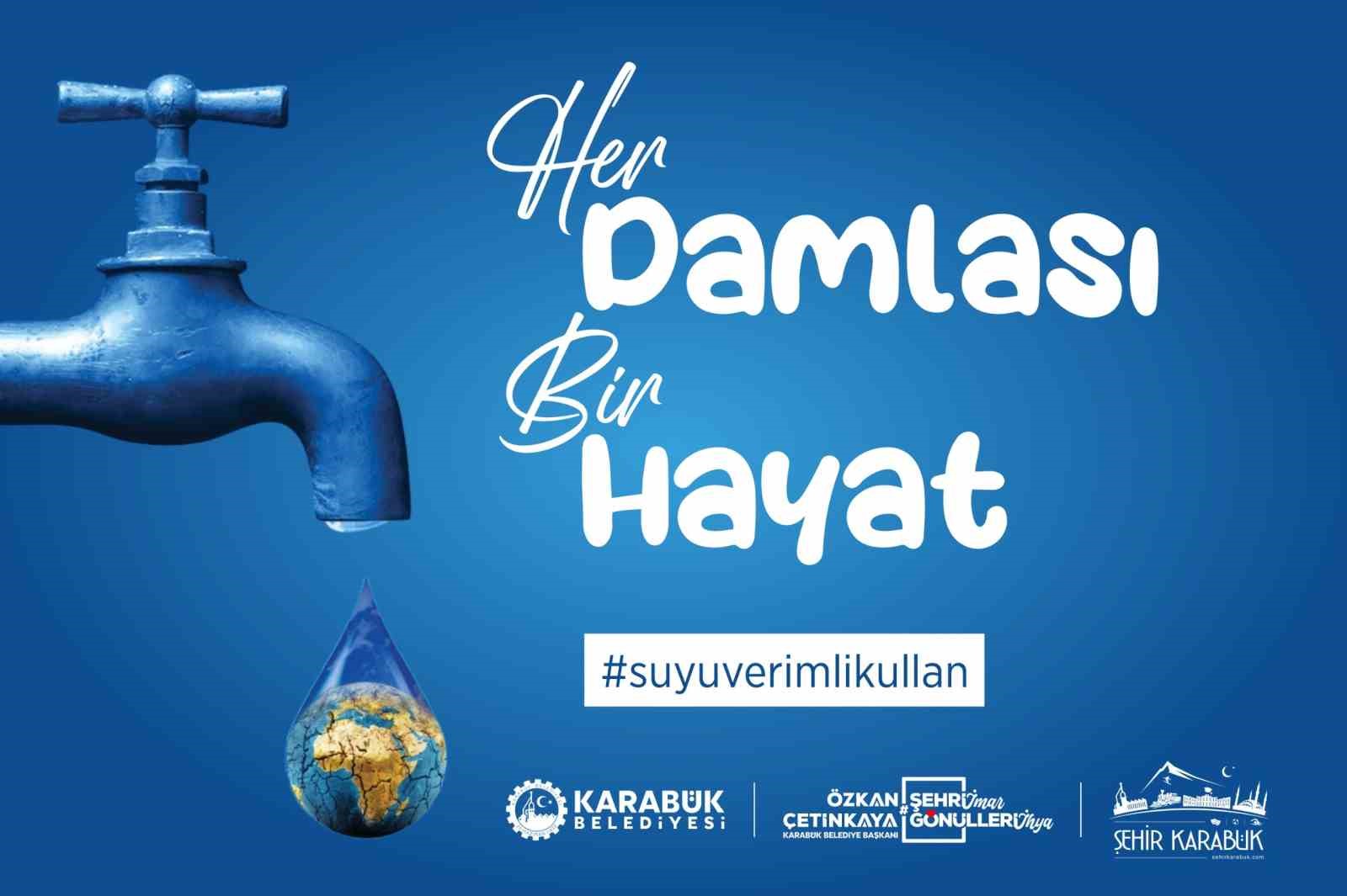 KARABÜK’TE SU VERİMLİLİĞİ SEFERBERLİĞİ BAŞLATILDI