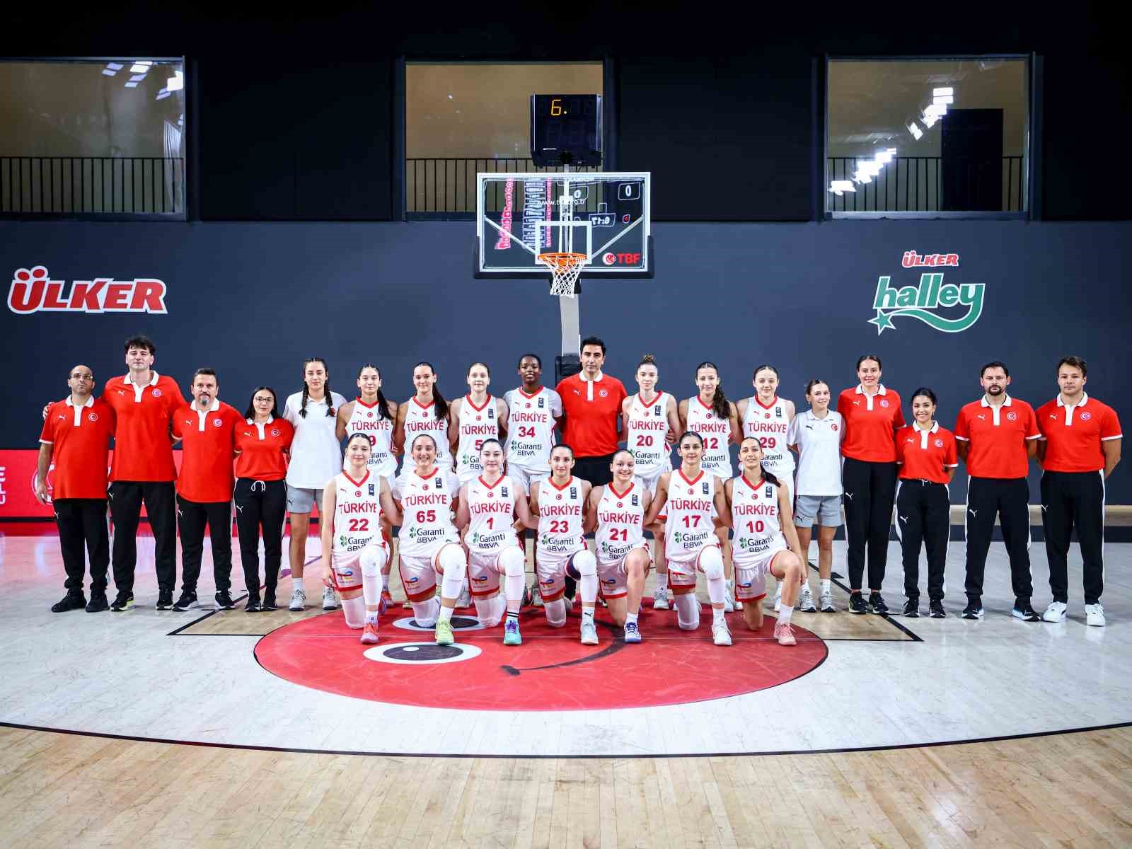 16 YAŞ ALTI YILDIZ KIZ MİLLİ TAKIMI, TBF ÜÇ TAKIMLI TURNUVAYA GALİBİYETLE BAŞLADI