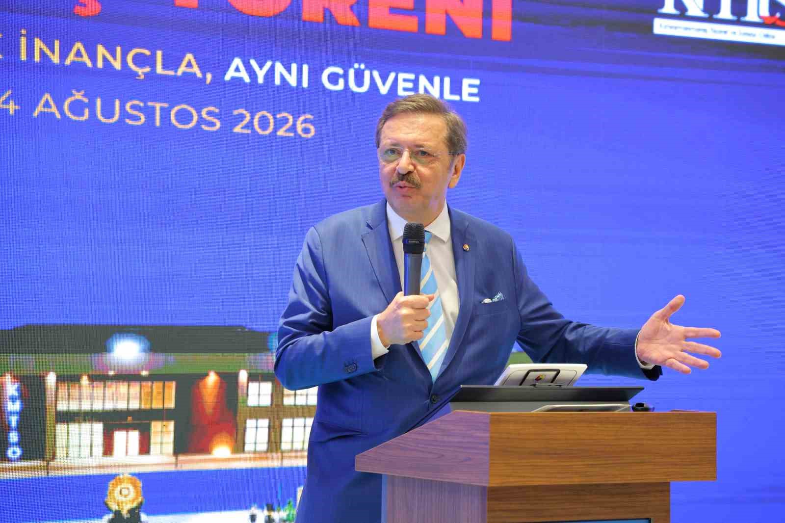 TOBB BAŞKANI HİSARCIKLIOĞLU: "KAHRAMANMARAŞ, ÜRETİM GÜCÜYLE TÜRKİYE EKONOMİSİNİN LOKOMOTİF ŞEHİRLERİNDEN BİRİSİDİR"