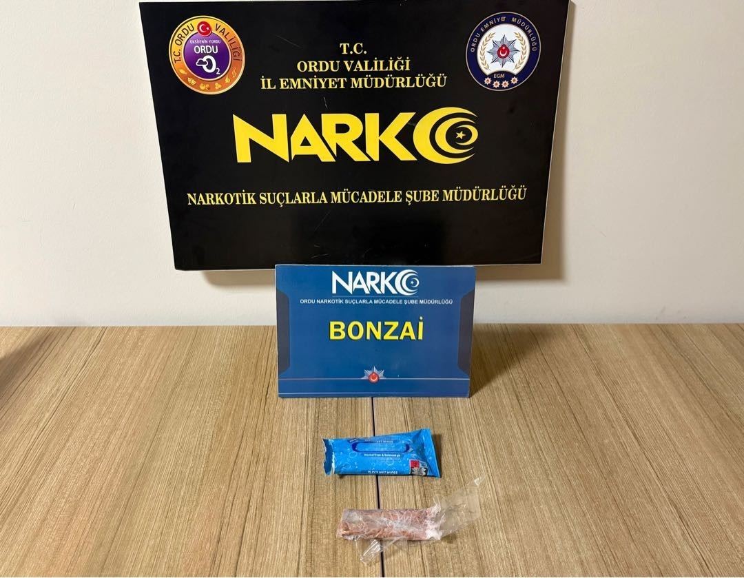 ORDU’DA UYUŞTURUCU OPERASYONLARINDA 2 TUTUKLAMA