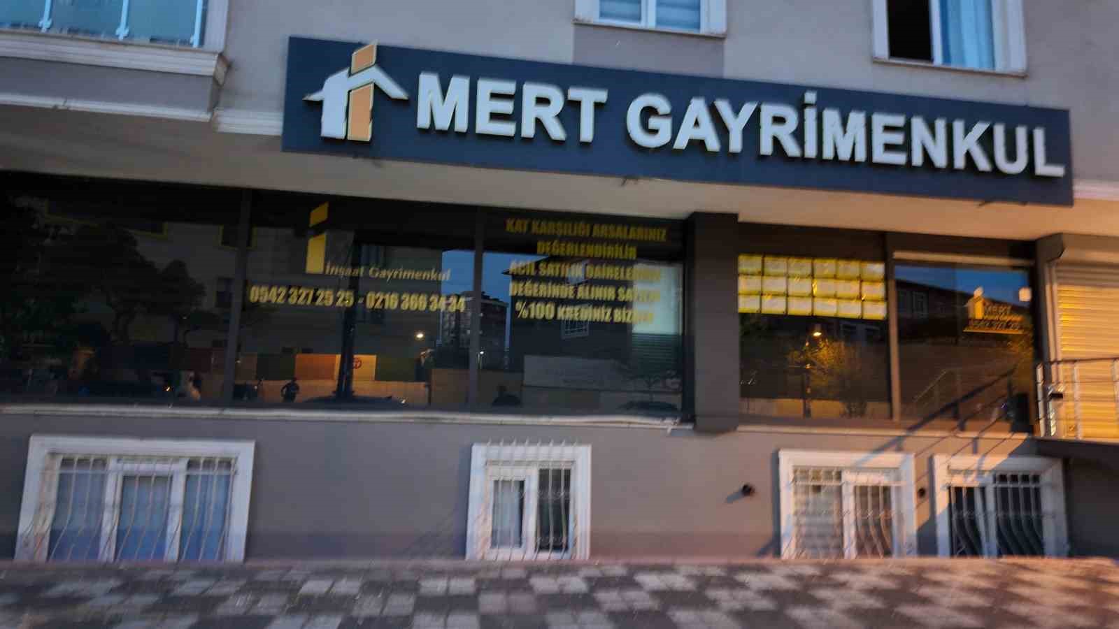 MALTEPESPOR BAŞKANI ILDIRI’NIN EMLAK DÜKKANI KURŞUNLANDI: 1 YARALI
