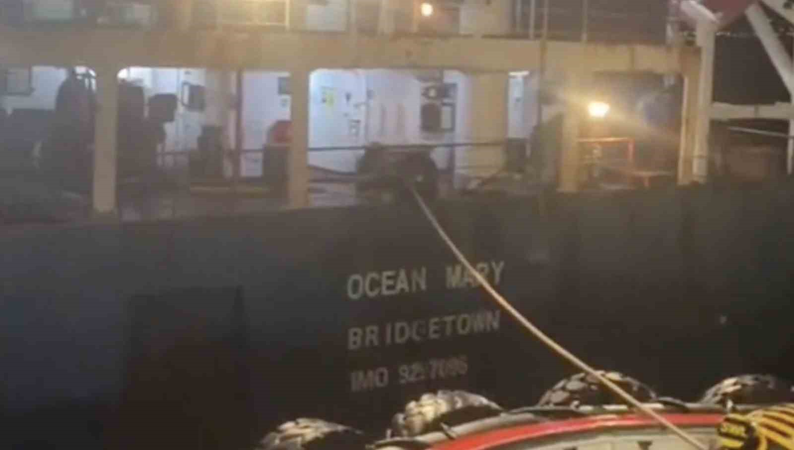 ÇANAKKALE BOĞAZI’NDA KURU YÜK GEMİSİNDE MAKİNE ARIZASI