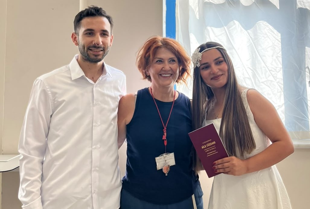 NİKAH MASASI HASTANE ODASINA KURULDU
