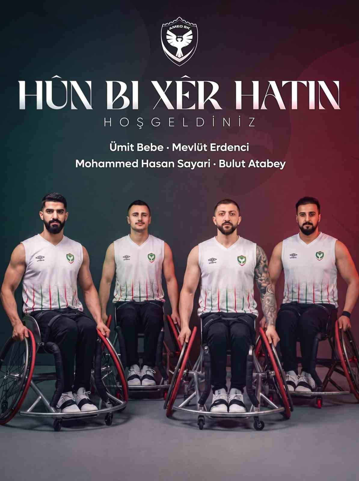 AMED SPORTİF FAALİYETLER ENGELSİZ BASKETBOL TAKIMI’NDAN 4 TRANSFER