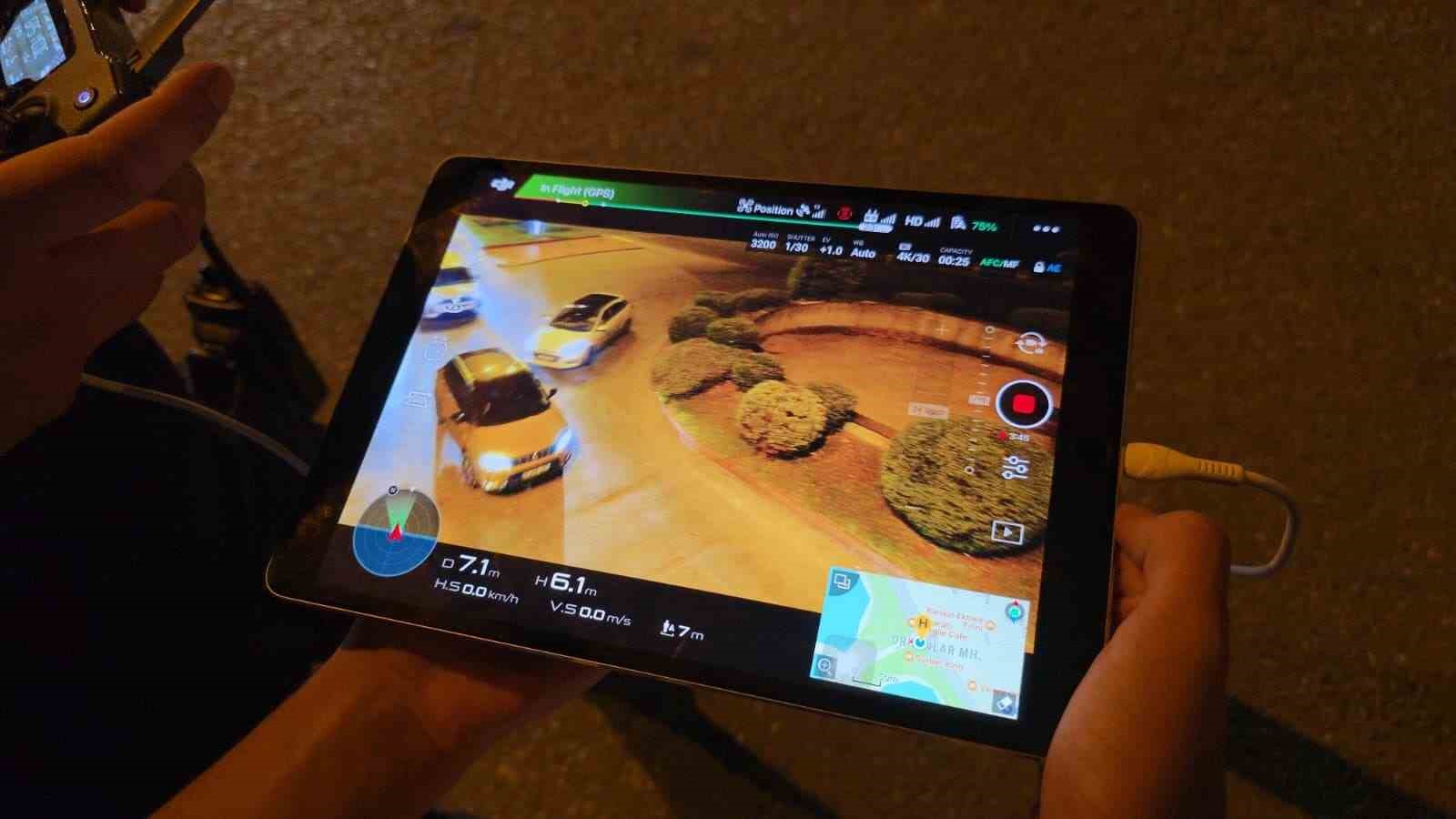 GECE SAATLERİNDE DRON DESTEKLİ TRAFİK DENETİMLERİ BAŞLADI