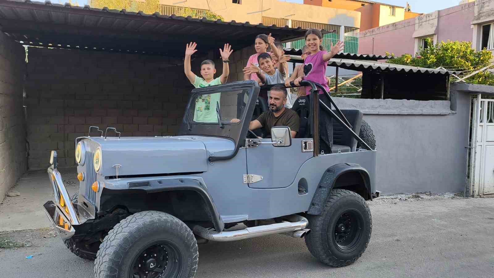 ’ALTINCI EVLADIM OLDU’ DEDİĞİ 74 YILLIK CİPİNİ, 1 BUÇUK YILLIK ÇALIŞMAYLA RESTORE ETTİ
