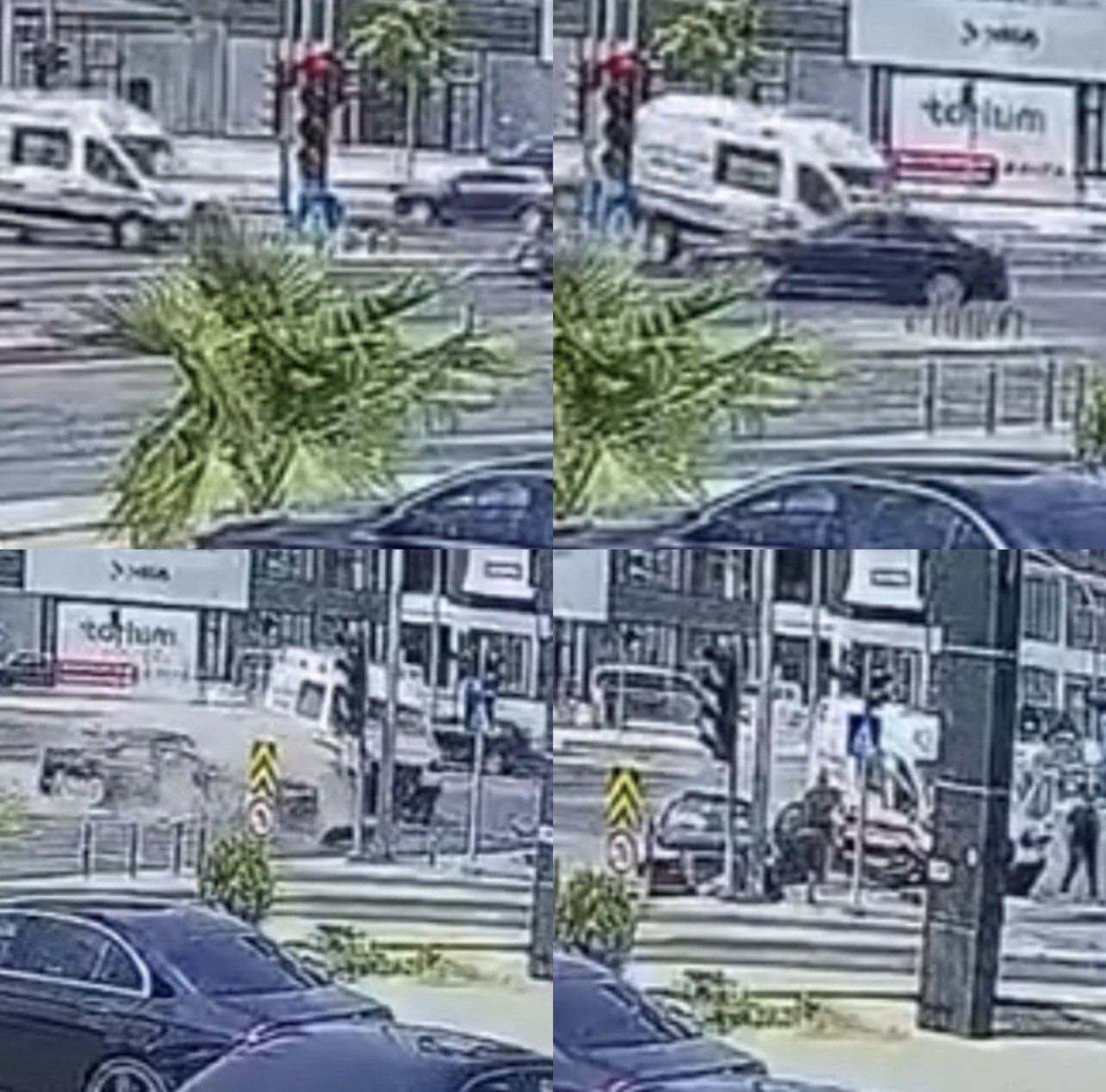 AMBULANS İLE OTOMOBİL ÇARPIŞTI: 3’Ü SAĞLIK ÇALIŞANI 5 YARALI