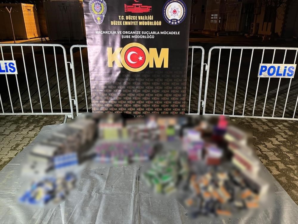 DÜZCE’DE KAÇAKÇILARA GÖZ AÇTIRILMIYOR