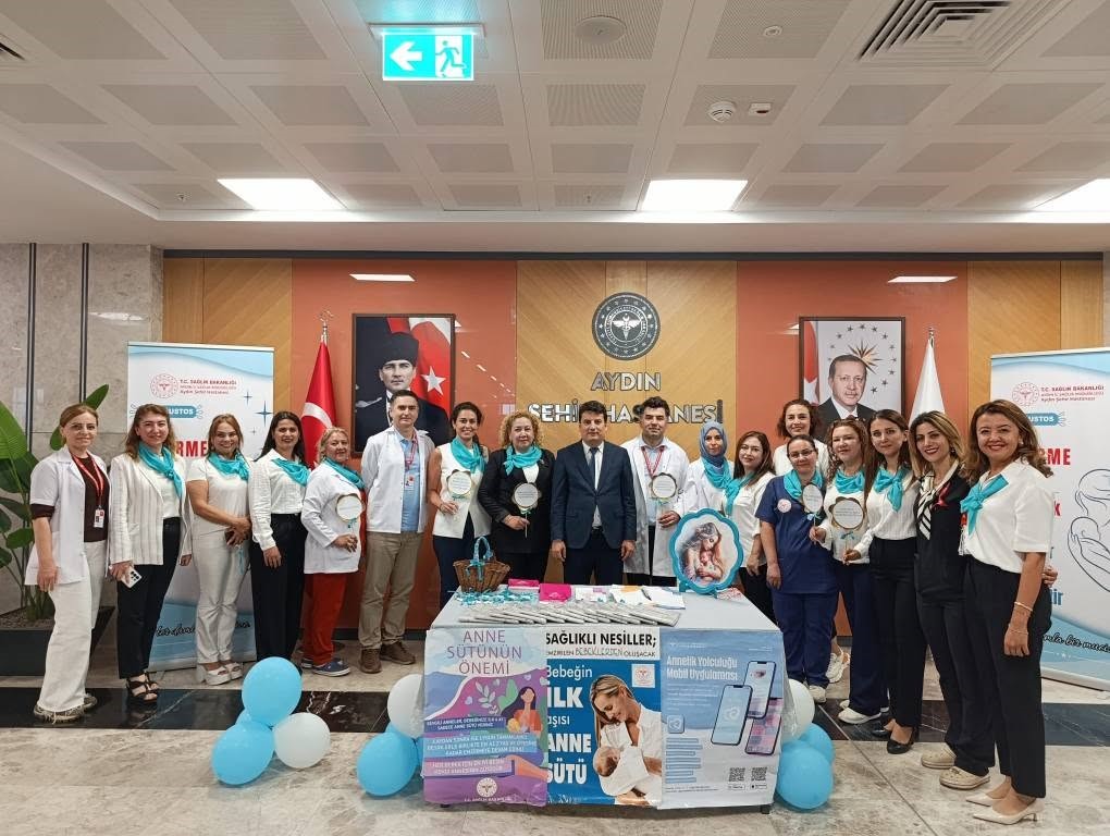 AYDIN ŞEHİR HASTANESİ’NDE ANNE SÜTÜNÜN ÖNEMİNE DİKKAT ÇEKİLDİ