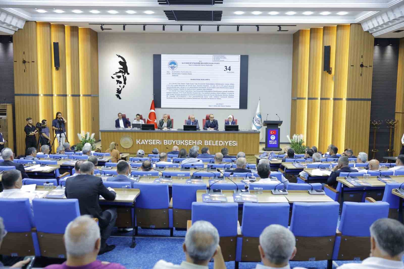 KAYSERİ BÜYÜKŞEHİR MECLİSİ 76 GÜNDEM MADDESİNİ KARARA BAĞLADI
