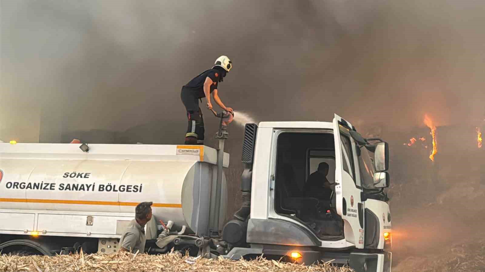 SÖKE OSB’DE ÇIKAN YANGIN PANİKLETTİ