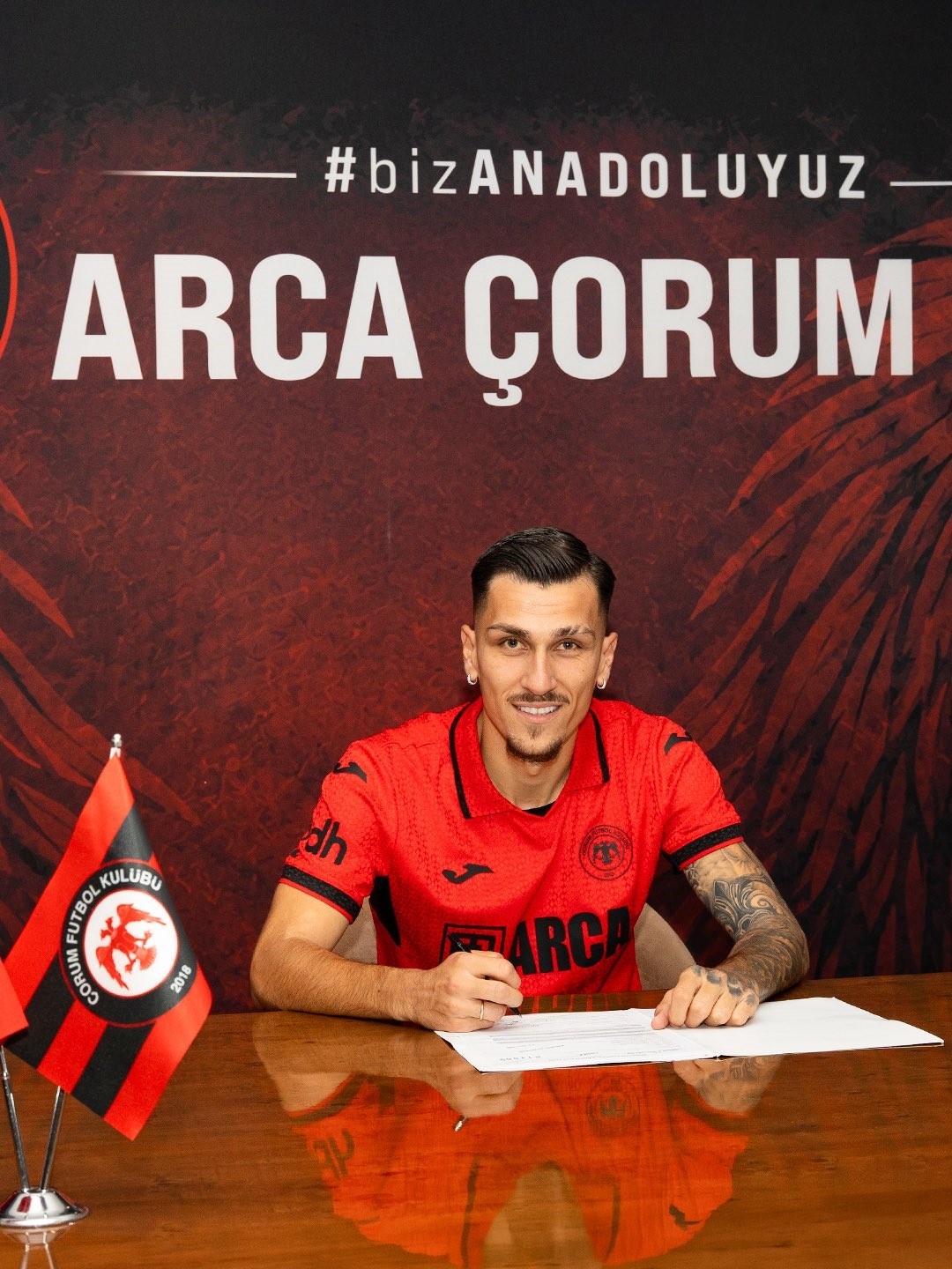 ÇORUM FK, ALEXANDROS KYZİRİDİS’İ RENKLERİNE BAĞLADI