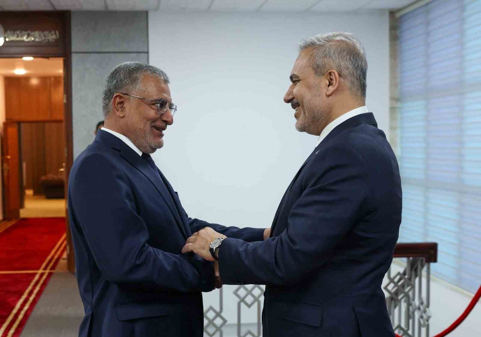 DIŞİŞLERİ BAKANI FİDAN LİBYA YÜKSEK DEVLET KONSEYİ BAŞKANI TAKALA İLE GÖRÜŞTÜ