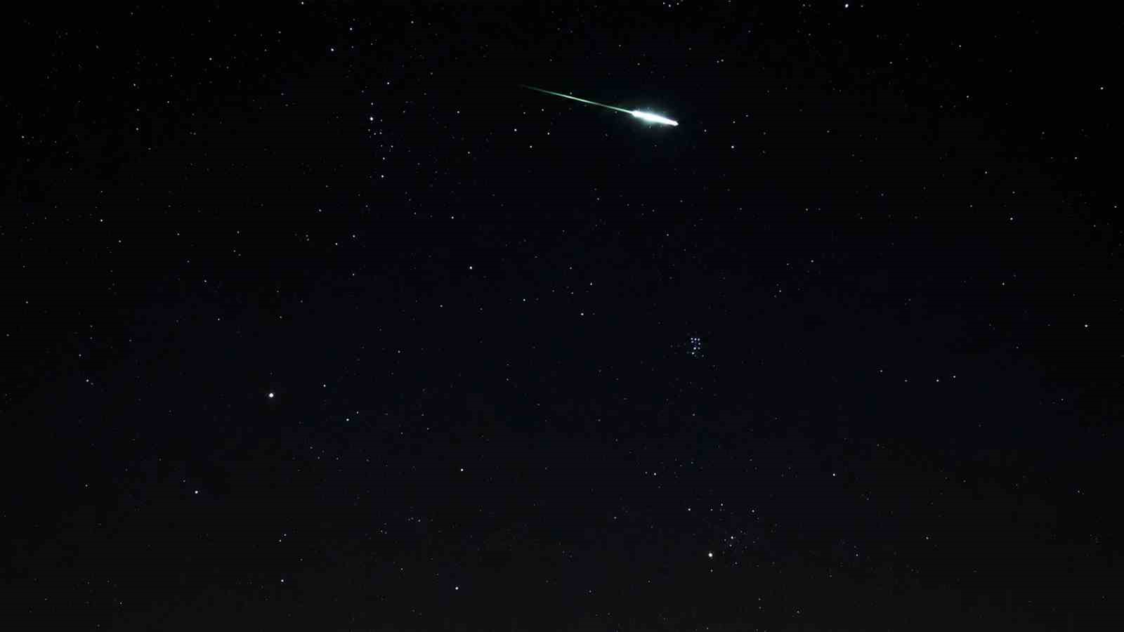 KIRIKKALE’DE PERSEİD METEOR YAĞMURU GÖRÜNTÜLENDİ