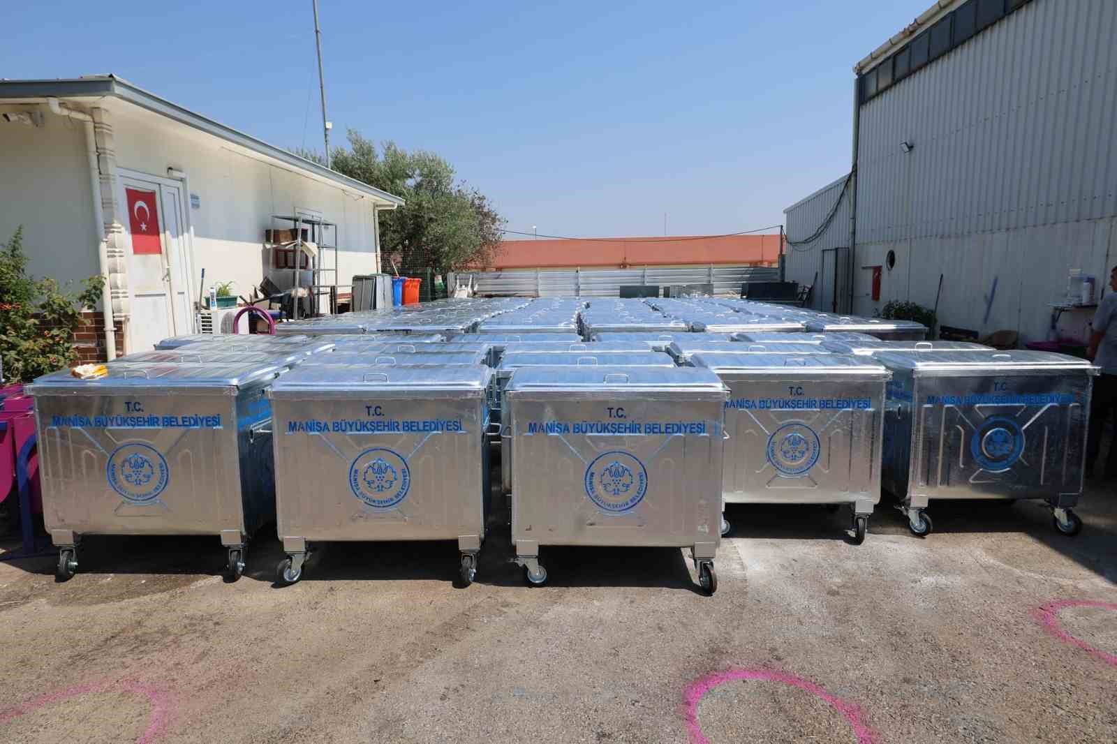 ŞEHZADELER’DE 220 YENİ ÇÖP KONTEYNERİ HİZMETE SUNULUYOR