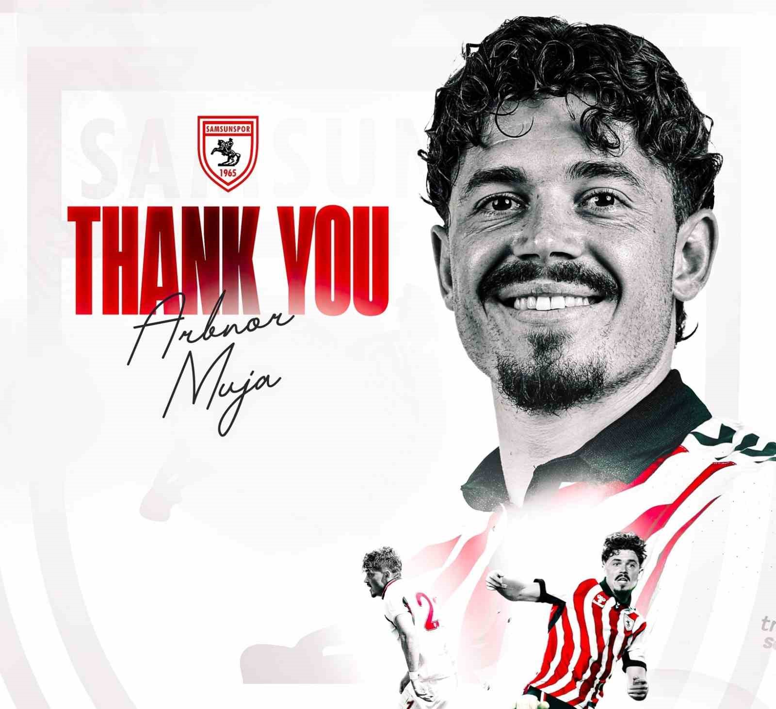 SAMSUNSPOR’DA MUJA İLE YOLLAR AYRILDI