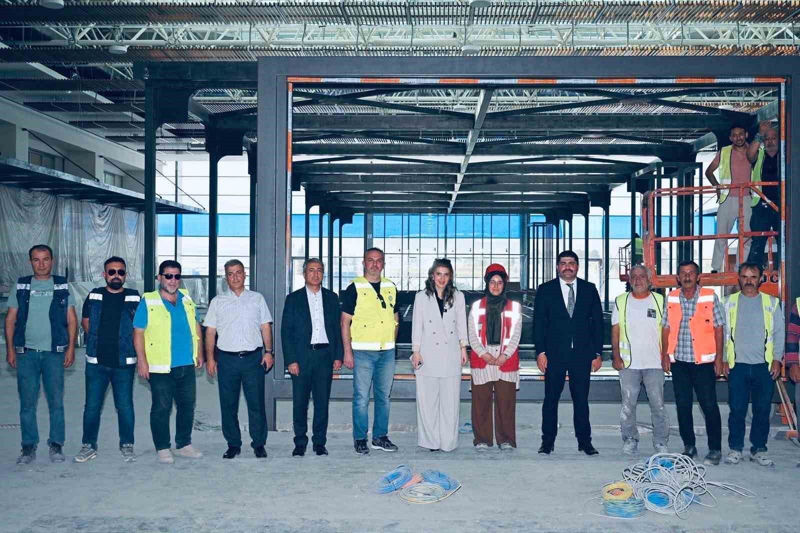MİLLETVEKİLİ ÖLMEZTOPRAK’TAN HAVALİMANI İNCELEMESİ