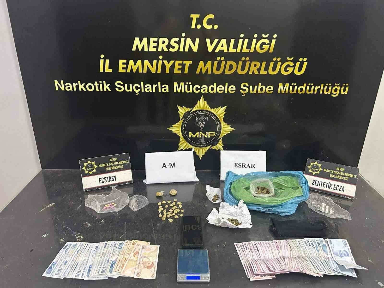 MERSİN’DE UYUŞTURUCU OPERASYONU: 4 ŞÜPHELİ TUTUKLANDI