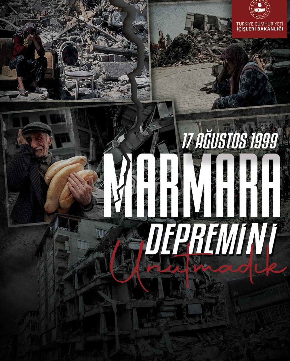İÇİŞLERİ BAKANLIĞI’NDAN MARMARA DEPREMİ PAYLAŞIMI