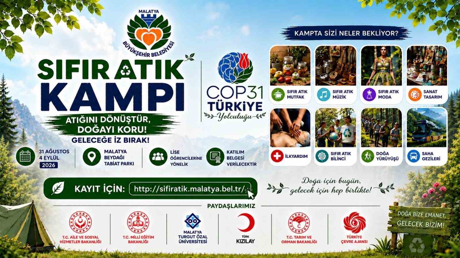 MALATYA’DAN COP31 ANTALYA YOLCULUĞUNA GENÇLERİN GÜÇLÜ ADIMI
