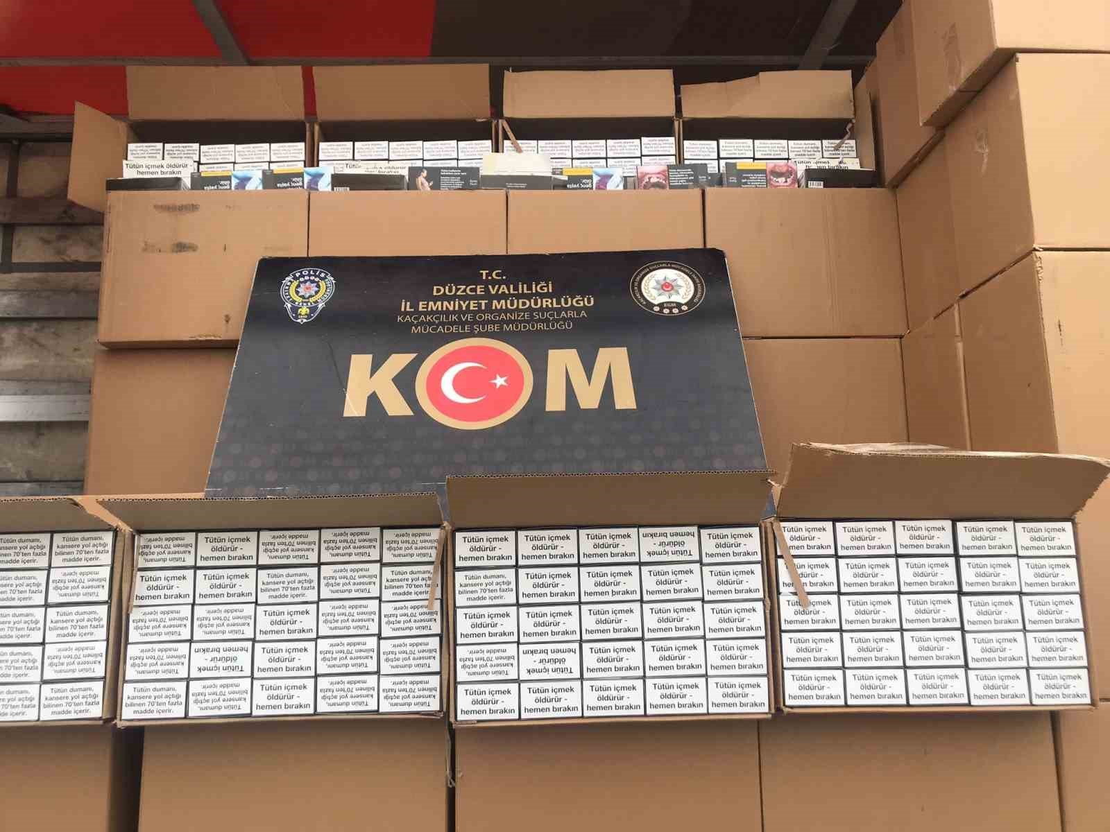 DÜZCE’DE KAÇAKÇILARA GÖZ AÇTIRILMIYOR