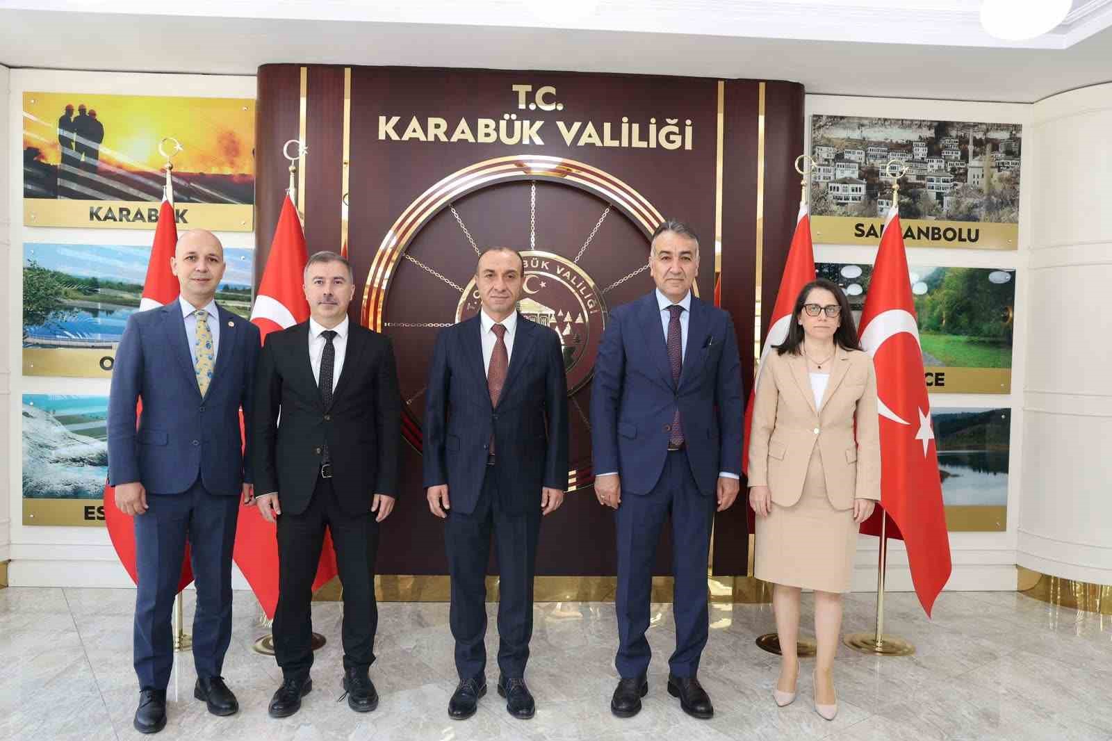 HSK ÜYESİ SAİT ÖZDEMİR, VALİ ÇAĞATAY İLE GÖRÜŞTÜ