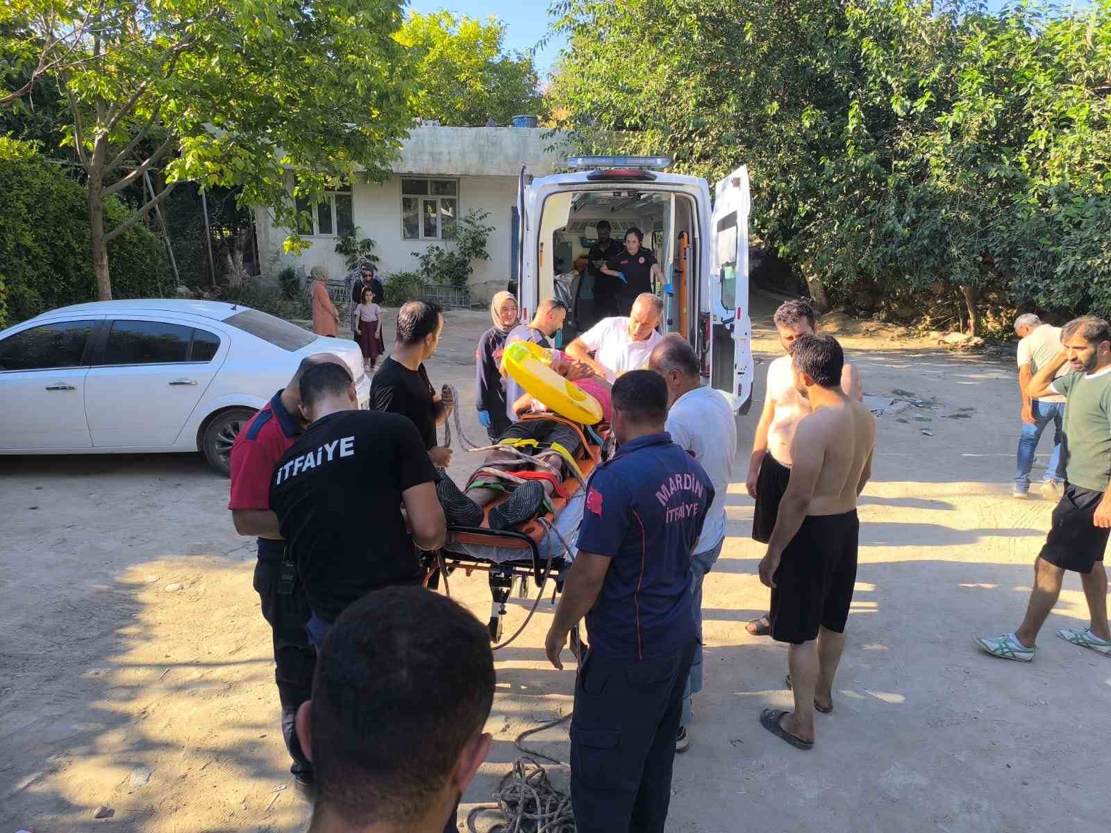 MARDİN’DE KAYALIKLARDAN DÜŞEN BİR KİŞİ YARALANDI