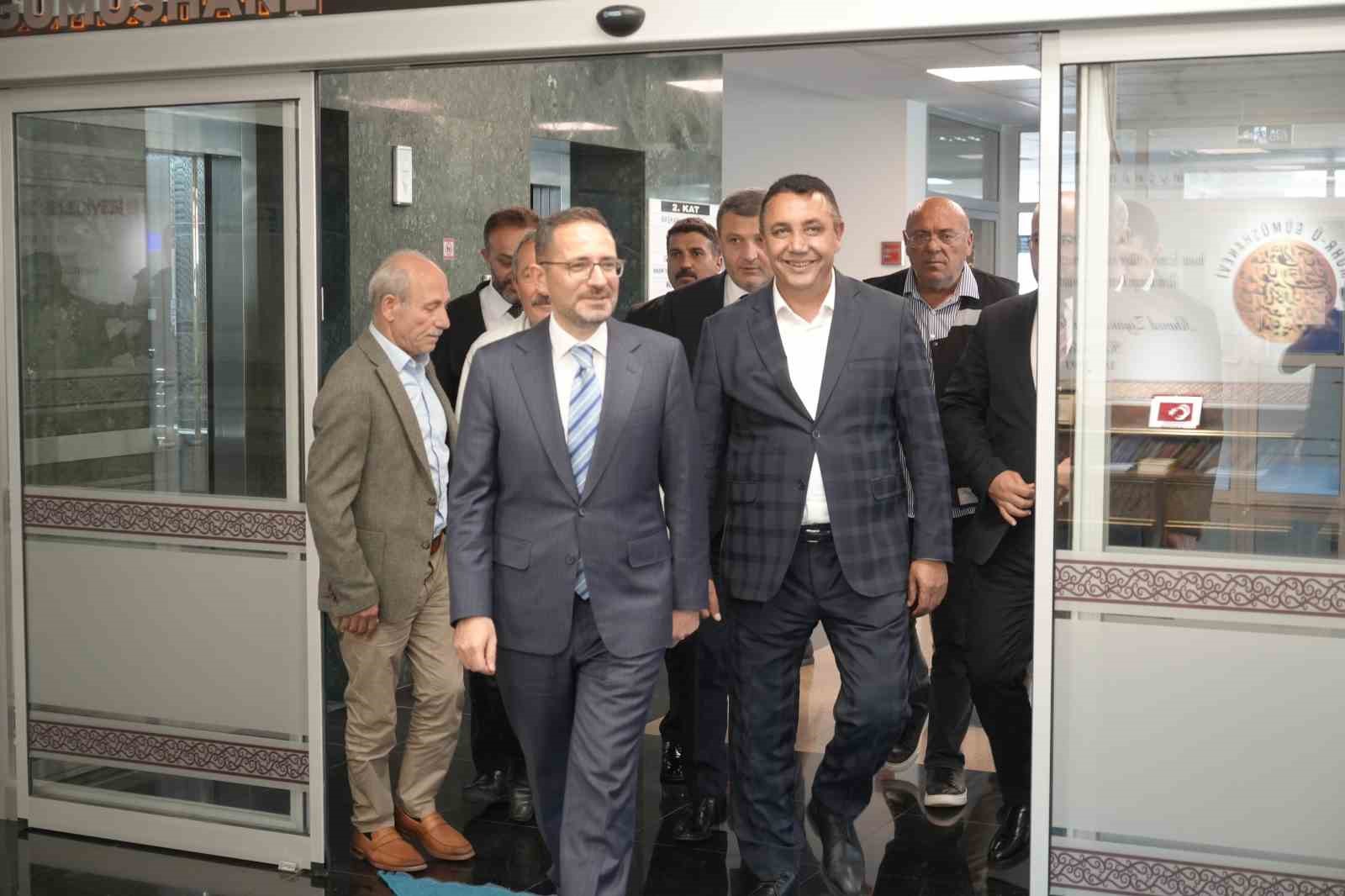 ADALET BAKAN YARDIMCISI AYYILDIZ’IN GÜMÜŞHANE TEMASLARI