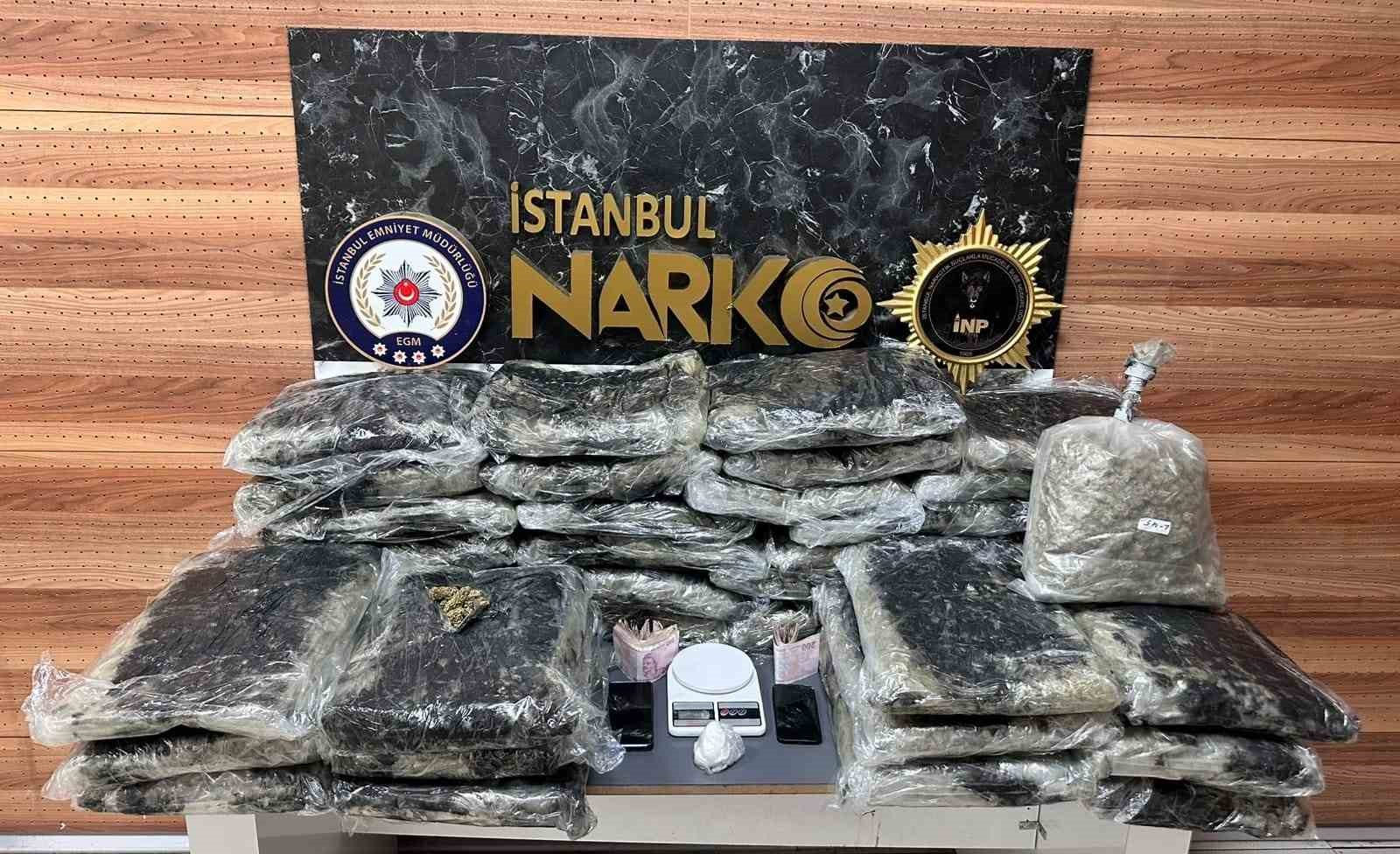 TİCARİ TAKSİYLE UYUŞTURUCU SEVKİYATI POLİSE TAKILDI