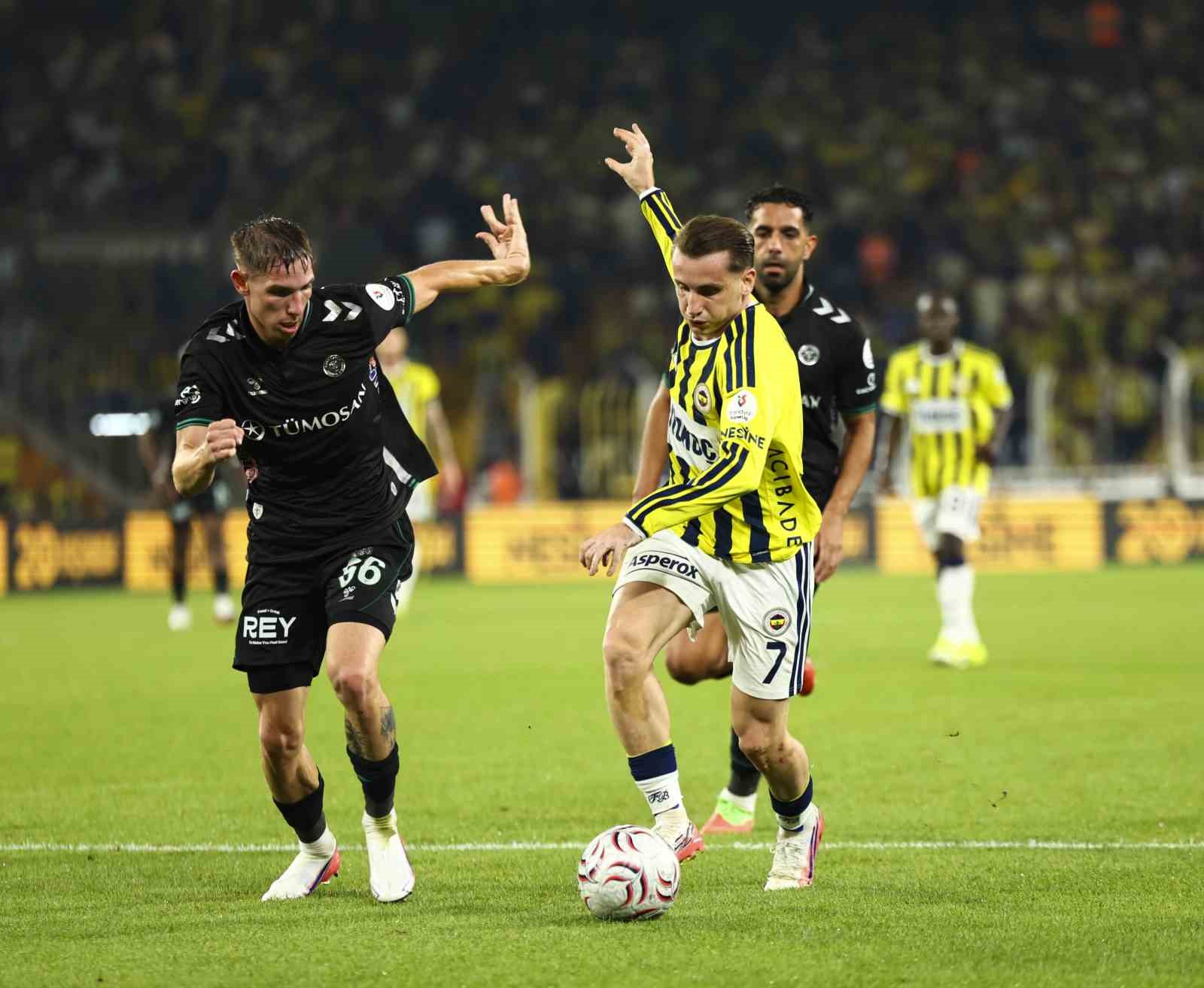 TRENDYOL SÜPER LİG: FENERBAHÇE: 3 - KONYASPOR: 1 (İLK YARI)