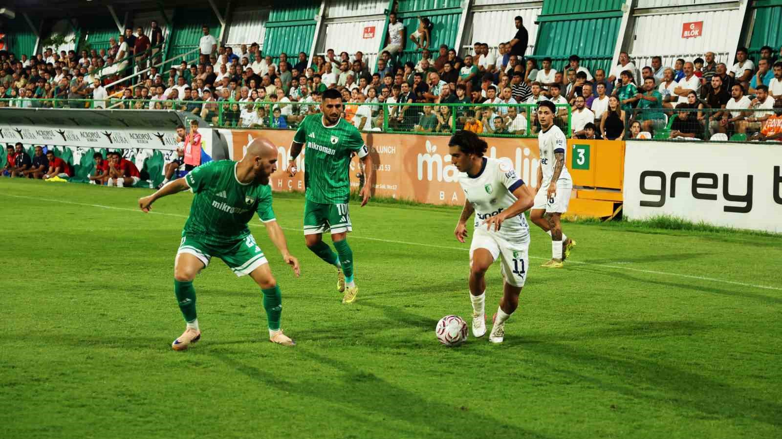 TRENDYOL 1. LİG: BODRUM FK: 0 - MUĞLASPOR: 0