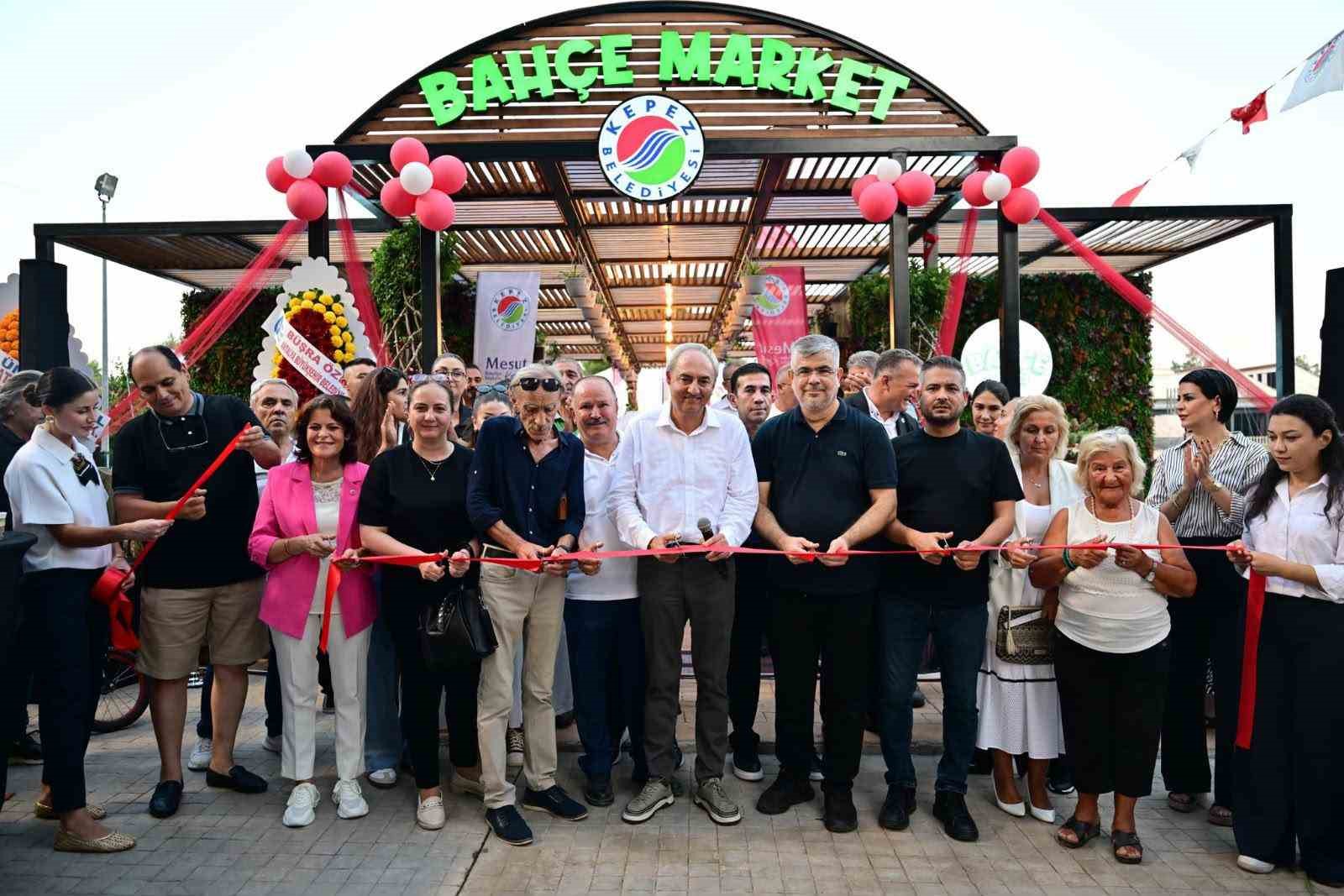 KEPEZ BELEDİYESİ BAHÇE MARKET’İ DOKUMAPARK’TA HİZMETE AÇTI