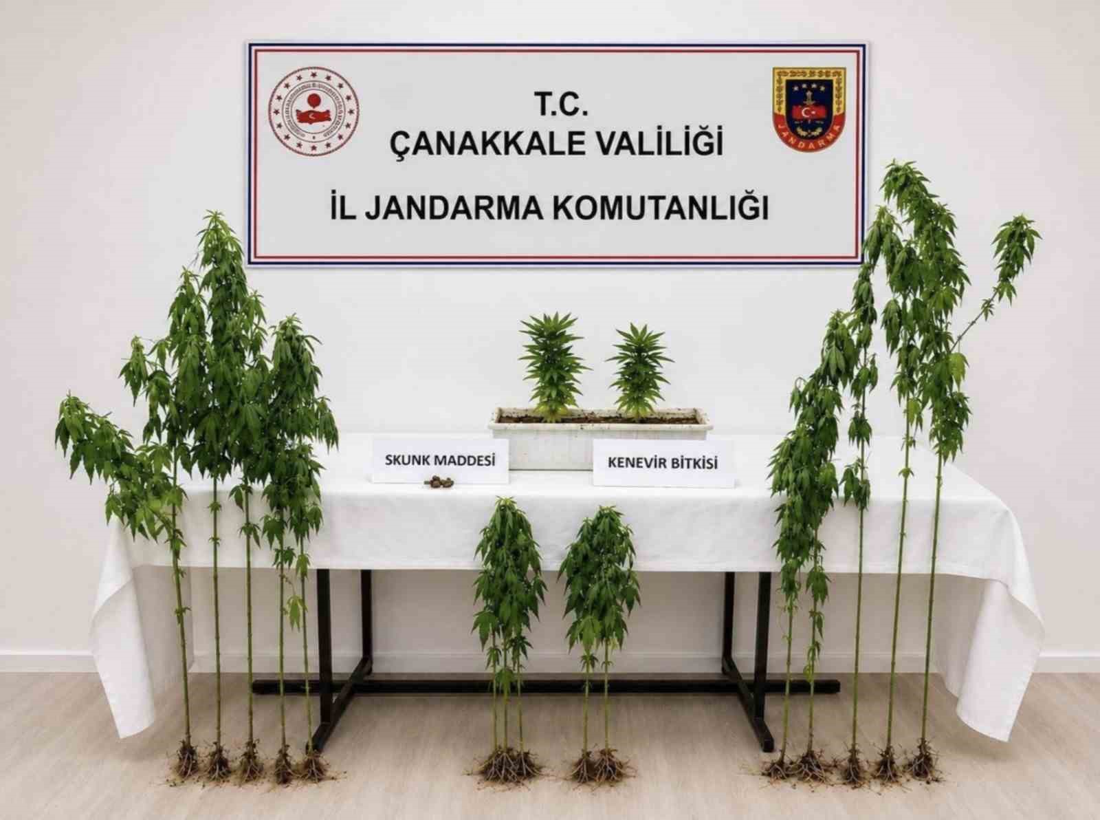 ÇANAKKALE’DE 3 İLÇEDE UYUŞTURUCU OPERASYONU