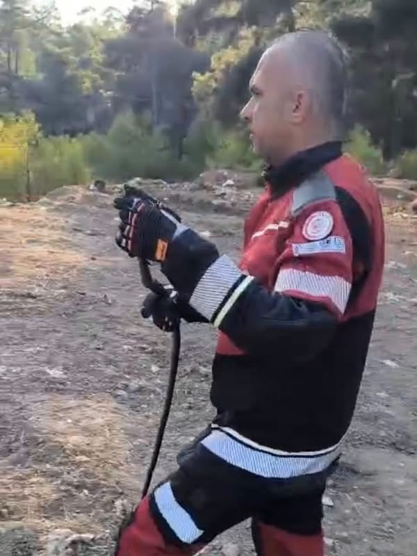 HATAY’DA YERLEŞİM YERLERİNDE GÖRÜLEN YILANLAR DOĞAL YAŞAM ALANINA BIRAKILDI