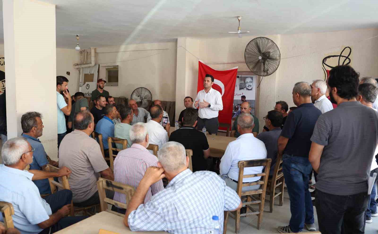 BEŞİKÇİ, ADANALIOĞLU’NDA MUHTAR VE VATANDAŞLARIN TALEPLERİNİ DİNLEDİ