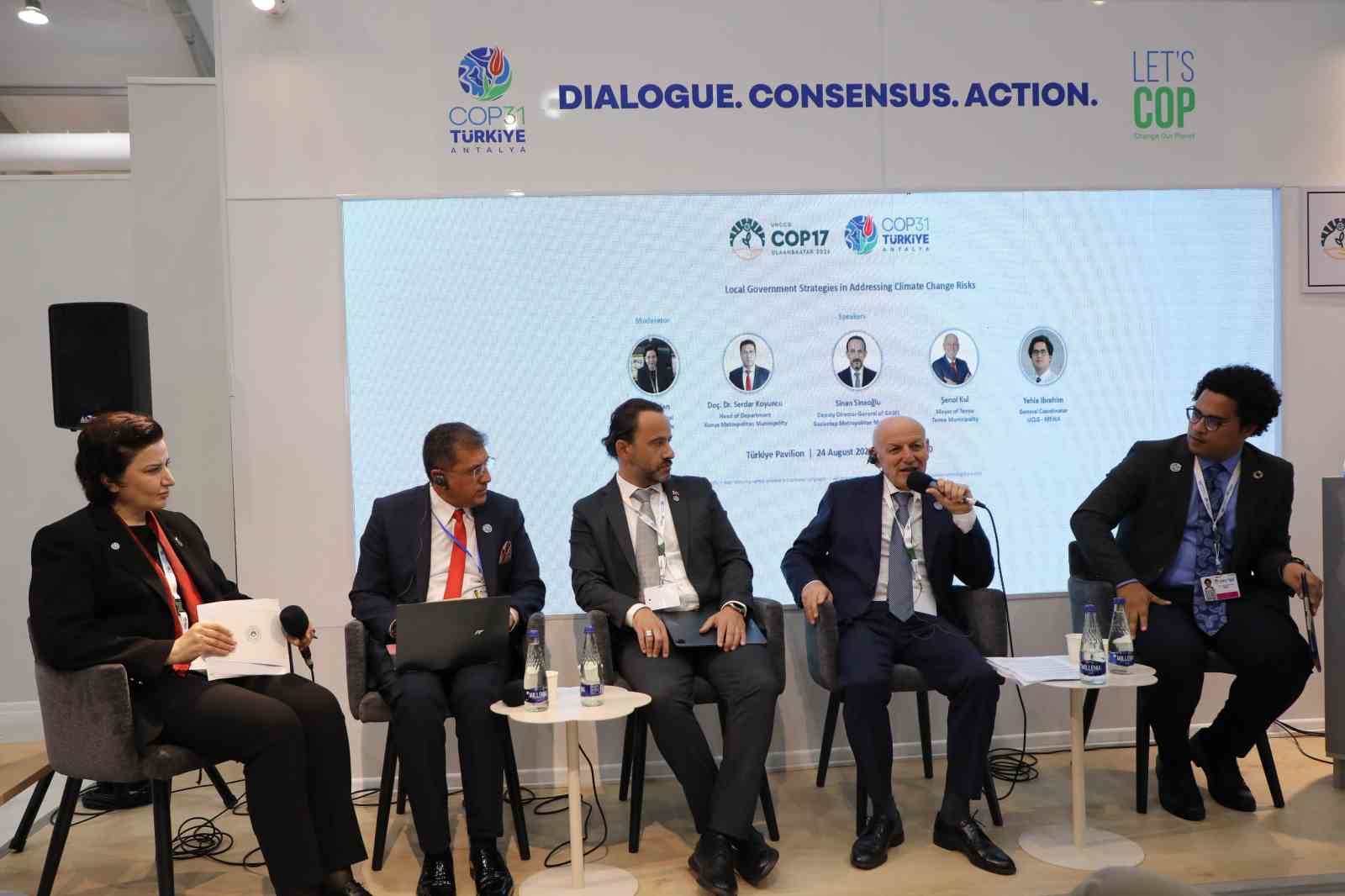 TERME BELEDİYE BAŞKANI KUL, COP17’DE KONUŞTU: "KIRSALINDAN KOPMUŞ BİR ŞEHİR SÜRDÜRÜLEBİLİR OLAMAZ"