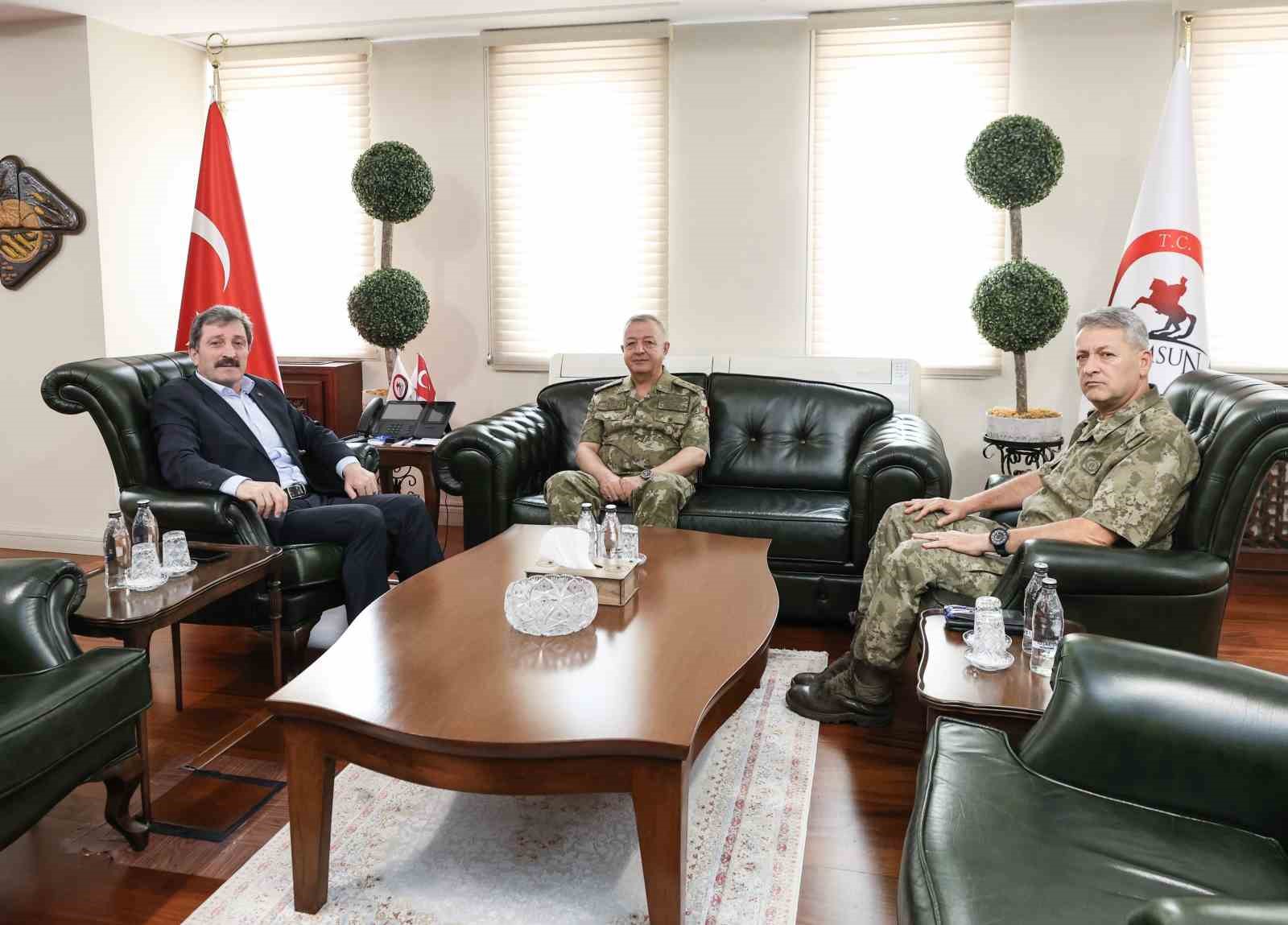 SAMSUN GARNİZON KOMUTANI TÜMGENERAL OLTULU GÖREVE BAŞLADI