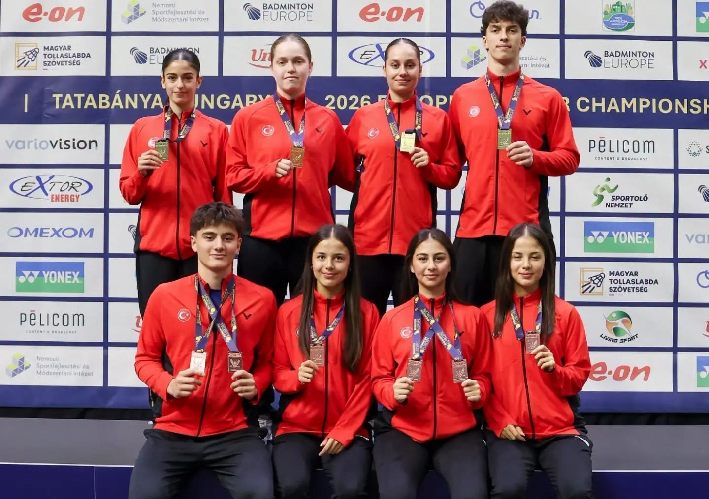 TÜRKİYE, AVRUPA GENÇLER BADMİNTON ŞAMPİYONASI’NDA 2 ALTIN, 2 BRONZ MADALYA KAZANDI