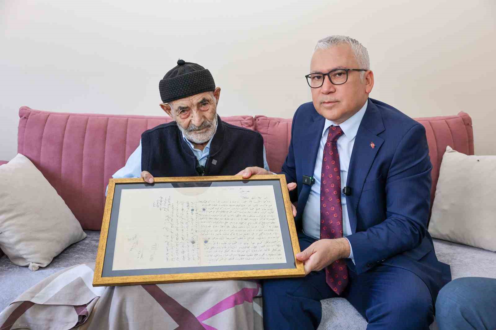 BALKAN HARBİ’NDE KAYBOLAN MEKTUP, 113 YIL SONRA SİVASLI AİLEYE ULAŞTIRILDI