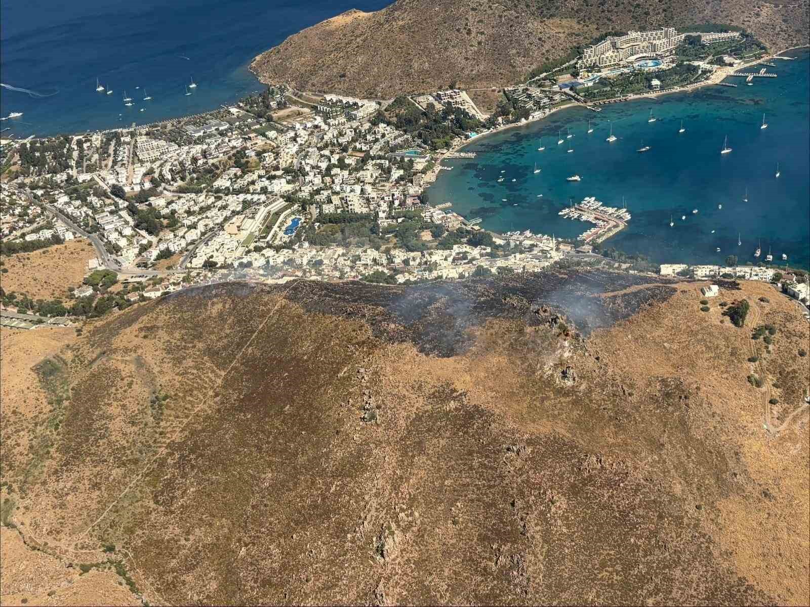 BODRUM’DAKİ YANGIN KONTROL ALTINA ALINDI
