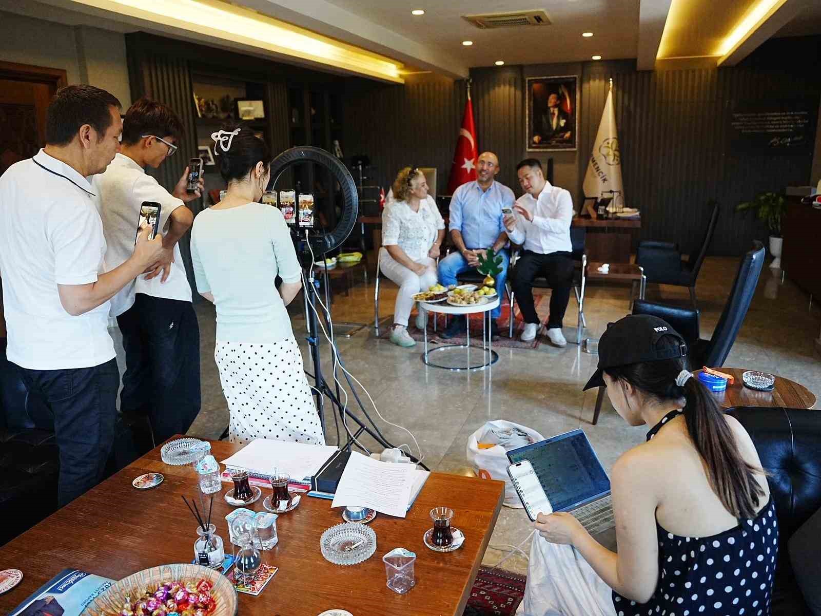 BAŞKAN ZENCİRCİ, ÇİNLİ TANITIM ELÇİLERİNİ AĞIRLADI