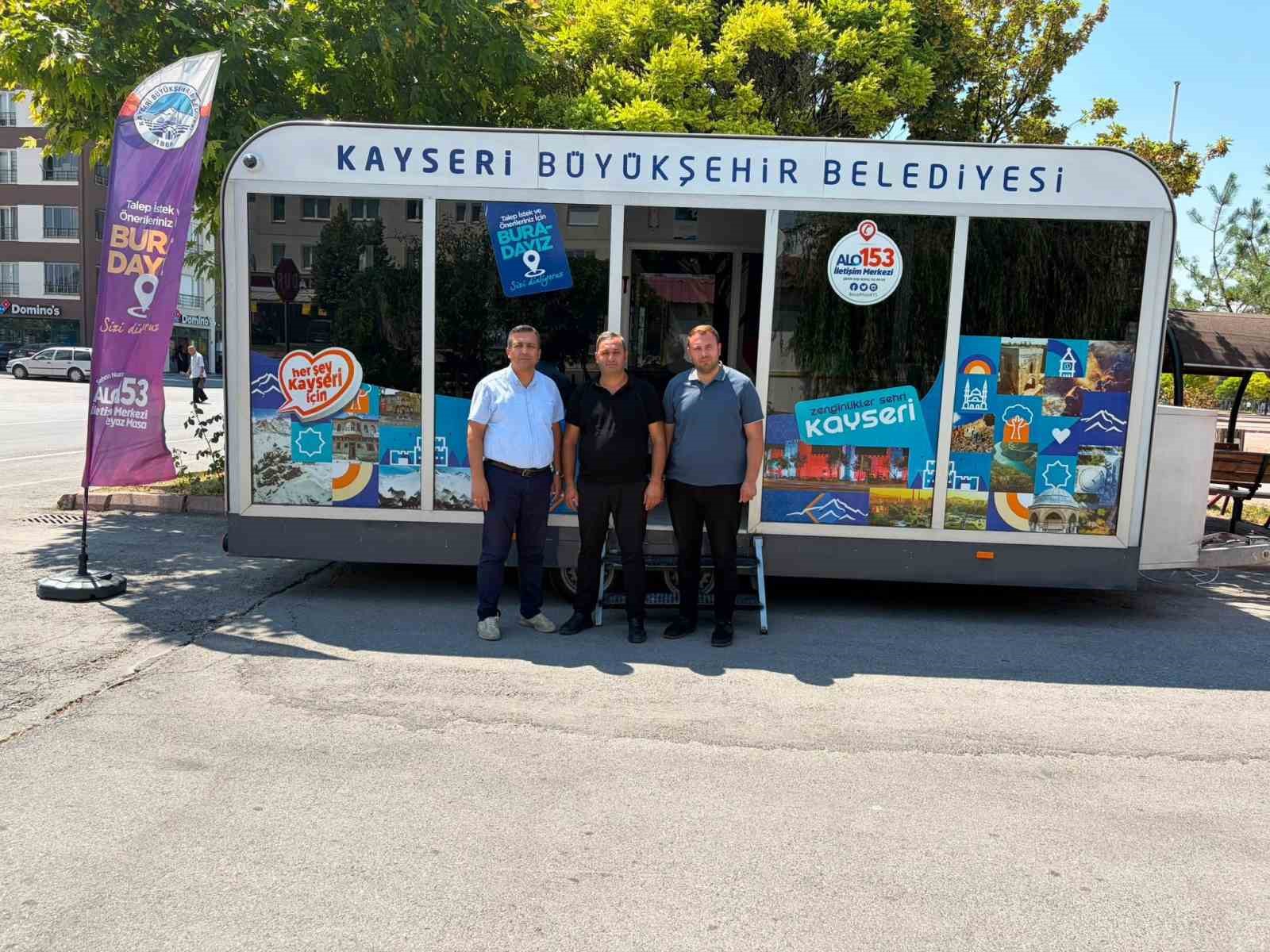 MOBİL BEYAZ MASA VATANDAŞIN TALEPLERİNİ DİNLİYOR