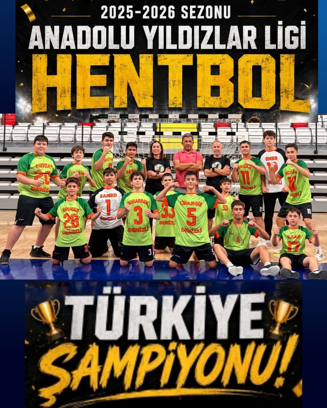 DENİZLİ KARMASI, TÜRKİYE ŞAMPİYONU OLDU